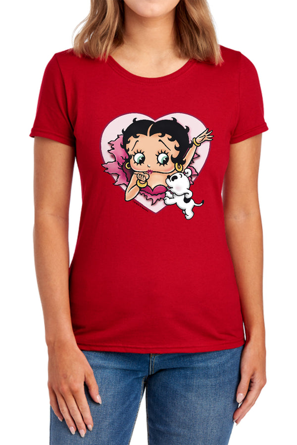 Betty Boop - I Love Betty Women's Short Sleeve