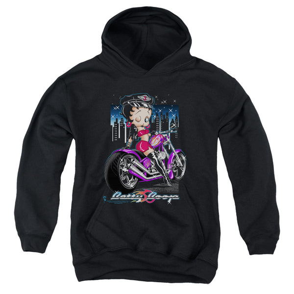 Betty Boop - City Chopper Youth Hooded Sweatshirt