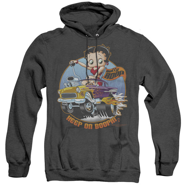Betty Boop - Keep On Boopin Adult Heather Hoodie