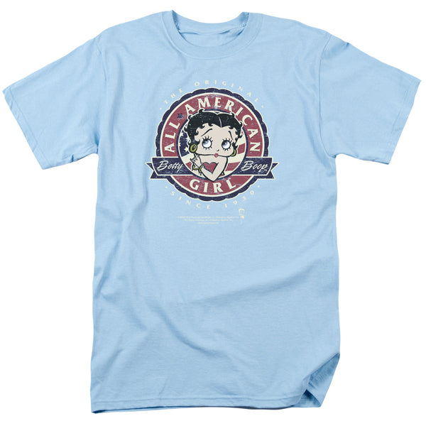 Betty Boop - All American Girl Adult Regular Fit Short Sleeve