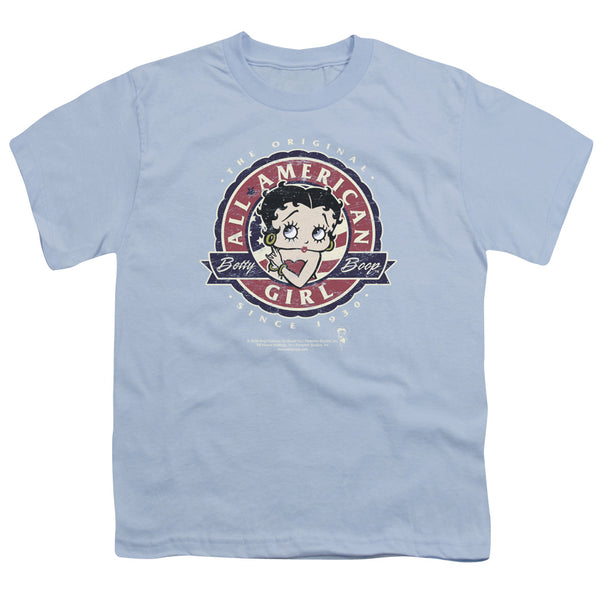 Betty Boop - All American Girl Youth Short Sleeve
