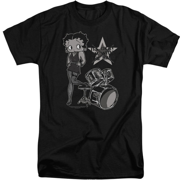Betty Boop - With The Band Adult Tall Fit Short Sleeve