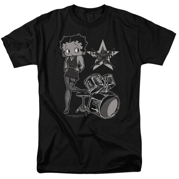 Betty Boop - With The Band Adult Regular Fit Short Sleeve