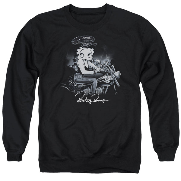 Betty Boop - Storm Rider Adult Crewneck Sweatshirt