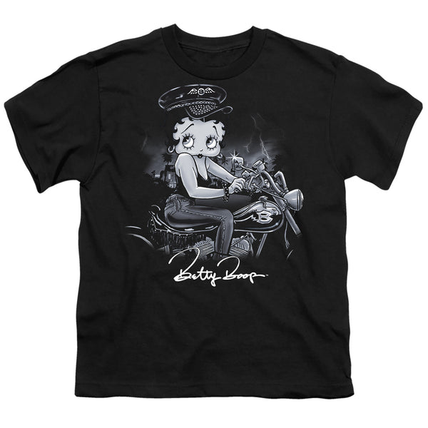 Betty Boop - Storm Rider Youth Short Sleeve