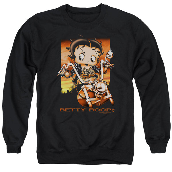 Betty Boop - Sunset Rider Adult Crewneck Sweatshirt