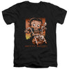 Betty Boop - Sunset Rider Adult Slim Fit V Neck Cotton