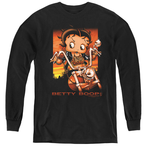 Betty Boop - Sunset Rider L - S Youth