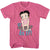 As If Betty-Retro Pink Heather Adult S/S Tshirt