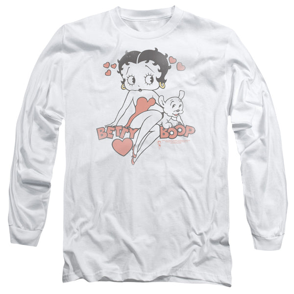 Betty Boop - Classic With Pup Adult Long Sleeve