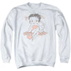 Betty Boop - Classic With Pup Adult Crewneck Sweatshirt