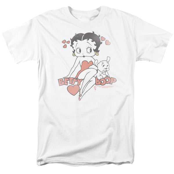 Betty Boop - Classic With Pup Adult Regular Fit Short Sleeve