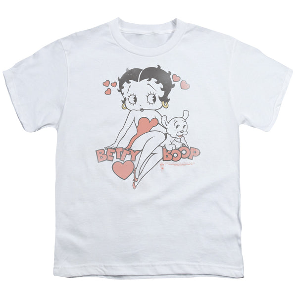 Betty Boop - Classic With Pup Youth Short Sleeve