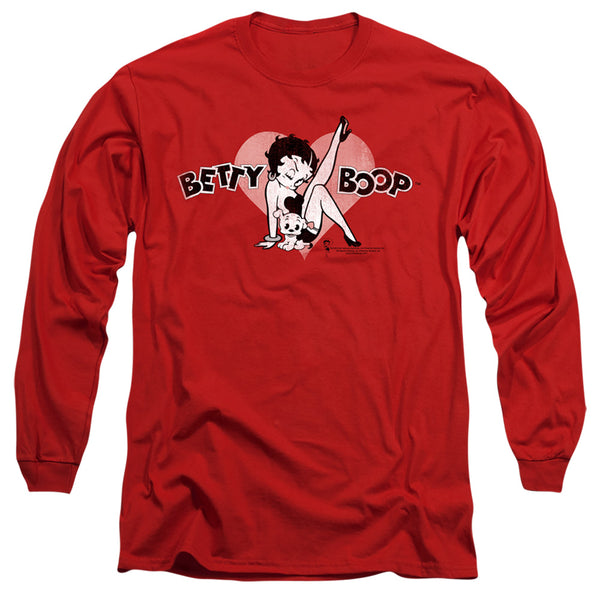 Betty Boop - Vintage Cutie Pup Adult Long Sleeve