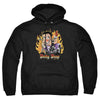 Betty Boop - Biker Flames Boop Adult Pullover Hoodie