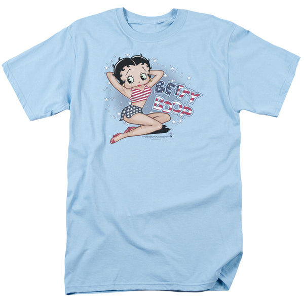 Betty Boop - All American Girl Adult Regular Fit Short Sleeve