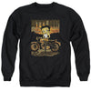 Betty Boop - Rebel Rider Adult Crewneck Sweatshirt