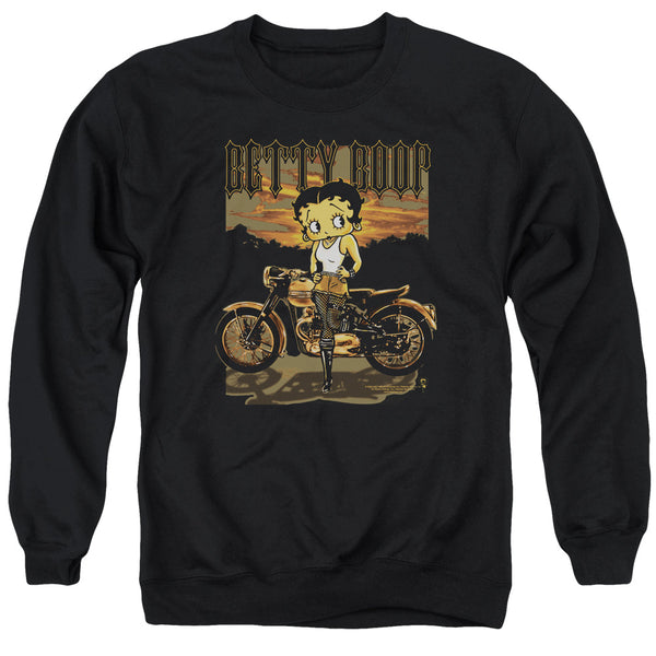 Betty Boop - Rebel Rider Adult Crewneck Sweatshirt