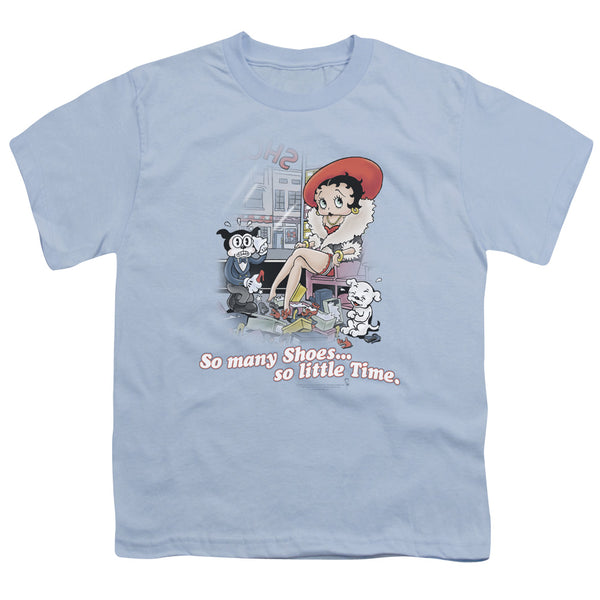 Betty Boop - So Many Shoes Youth Short Sleeve