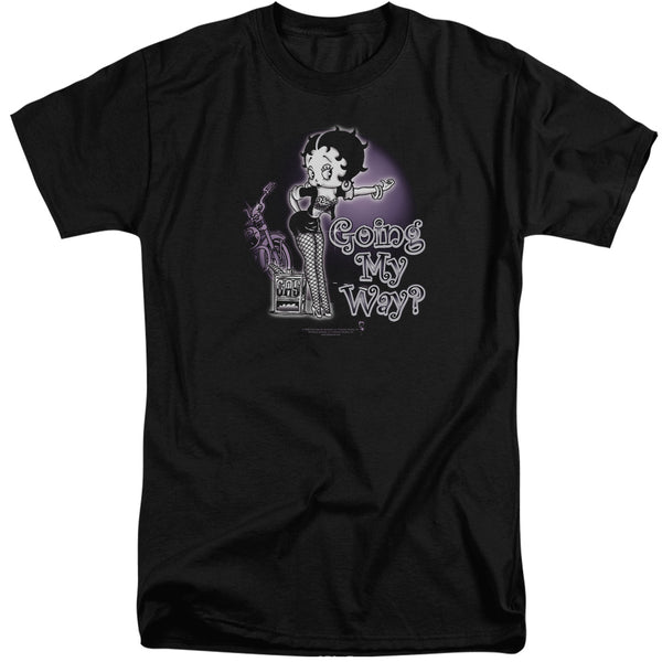 Betty Boop - My Way Adult Tall Fit Short Sleeve