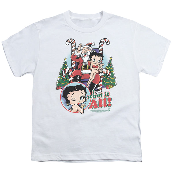 Betty Boop - I Want It All Youth Short Sleeve