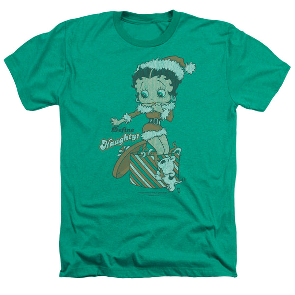 Betty Boop - Define Naughty Adult Regular Fit Heather Short Sleeve
