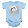 Betty Boop - Blue Butterflies Infant Snapsuit