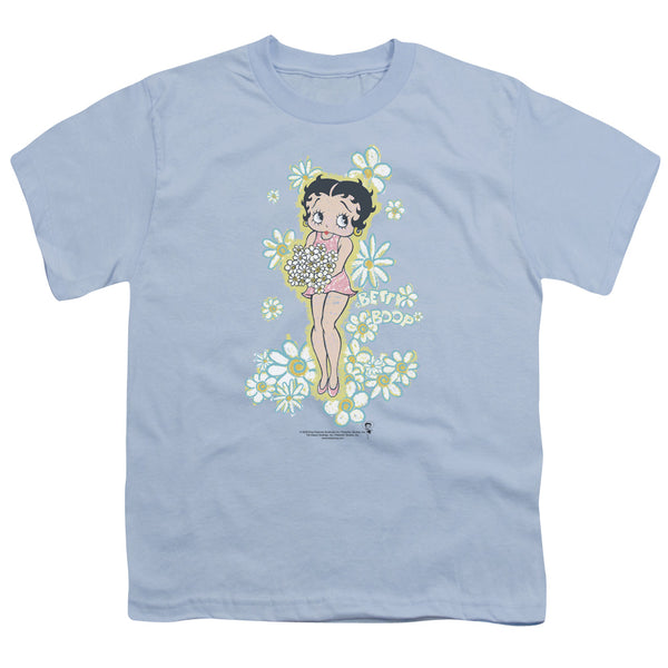 Betty Boop - Flowers Youth Short Sleeve