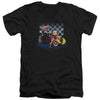 Betty Boop - Hot Rod Boop Adult Slim Fit V Neck Cotton