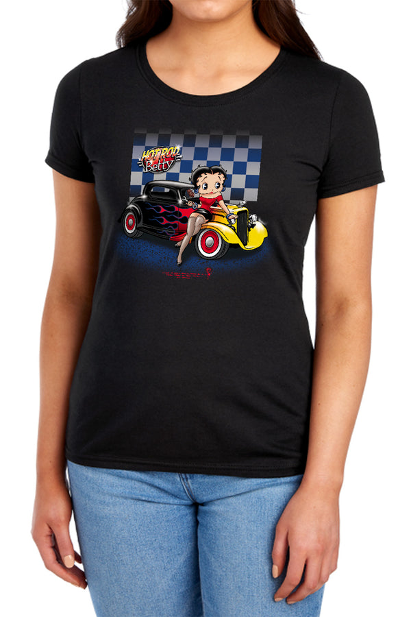 Betty Boop - Hot Rod Boop Women's Short Sleeve