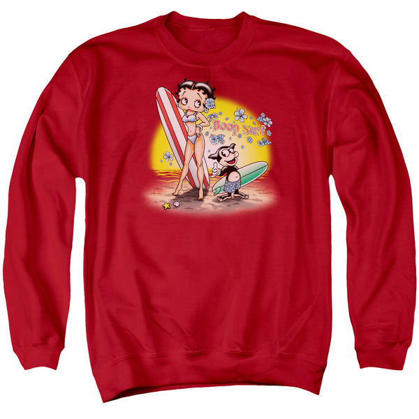 Betty Boop - Surf Adult Crewneck Sweatshirt