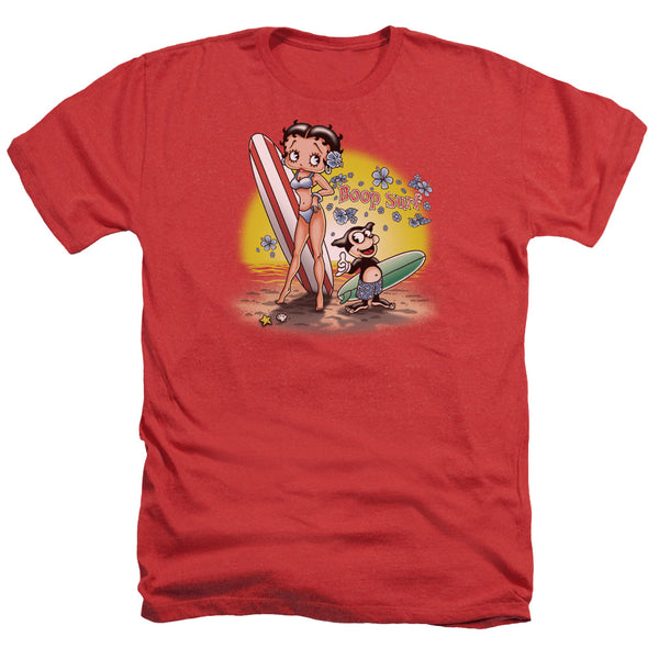 Betty Boop - Surf Adult Regular Fit Heather Short Sleeve