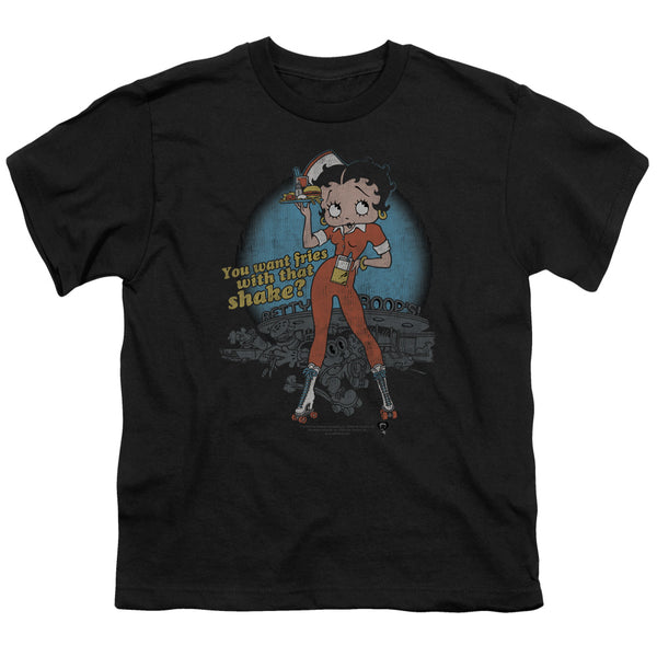 Betty Boop - Fries With That Youth Short Sleeve