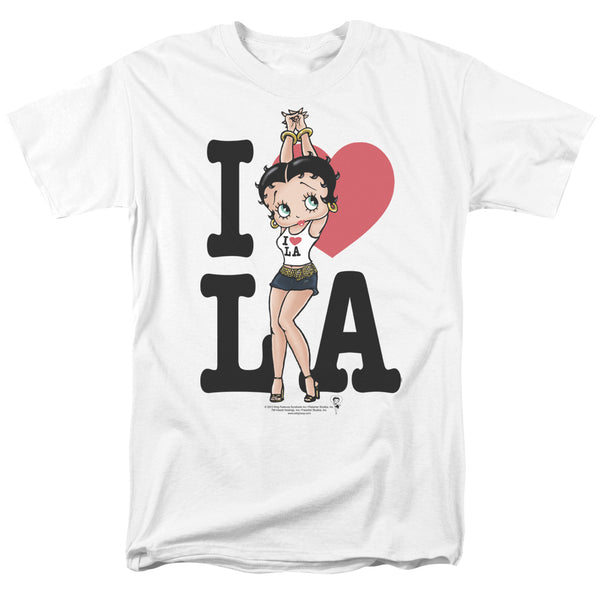 Betty Boop - I Heart La Adult Regular Fit Short Sleeve