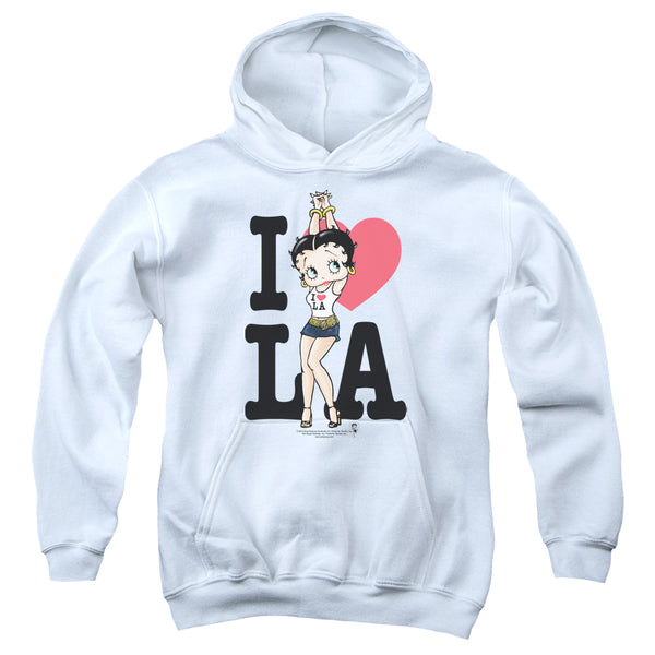 Betty Boop - I Heart La Youth Hooded Sweatshirt