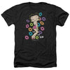 Betty Boop - Tripple Xo Adult Regular Fit Heather Short Sleeve