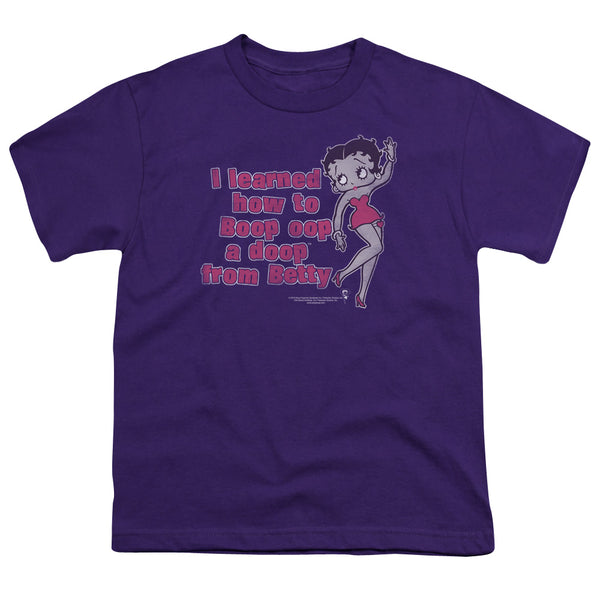 Betty Boop - Learned From Betty Youth Short Sleeve