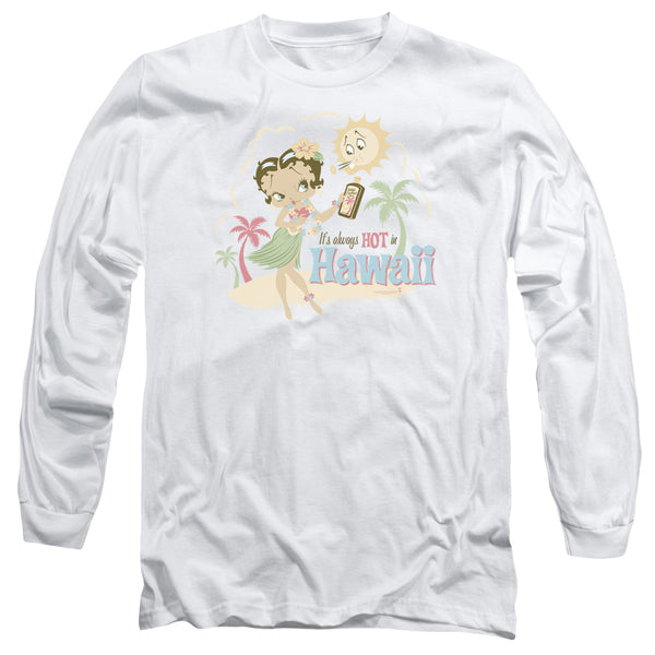 Betty Boop - Hot In Hawaii Adult Long Sleeve