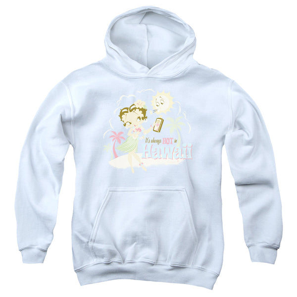 Betty Boop - Hot In Hawaii Youth Hooded Sweatshirt