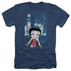 Betty Boop - Square Adult Regular Fit Heather Short Sleeve