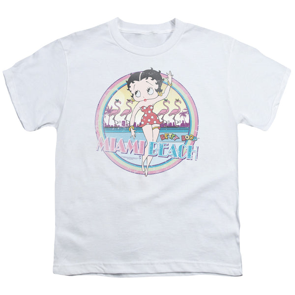 Betty Boop - Miami Beach Youth Short Sleeve