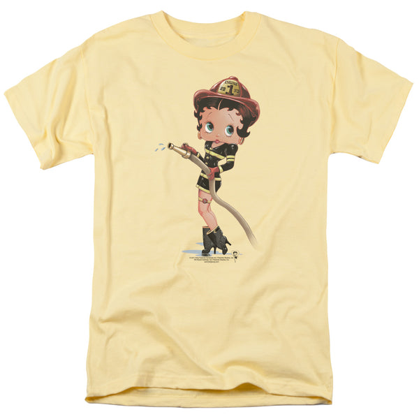 Betty Boop - Firefighter Adult Regular Fit Short Sleeve