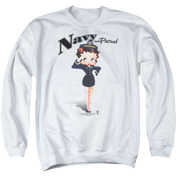 Betty Boop - Navy Boop Adult Crewneck Sweatshirt