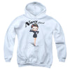 Betty Boop - Navy Boop Youth Hooded Sweatshirt