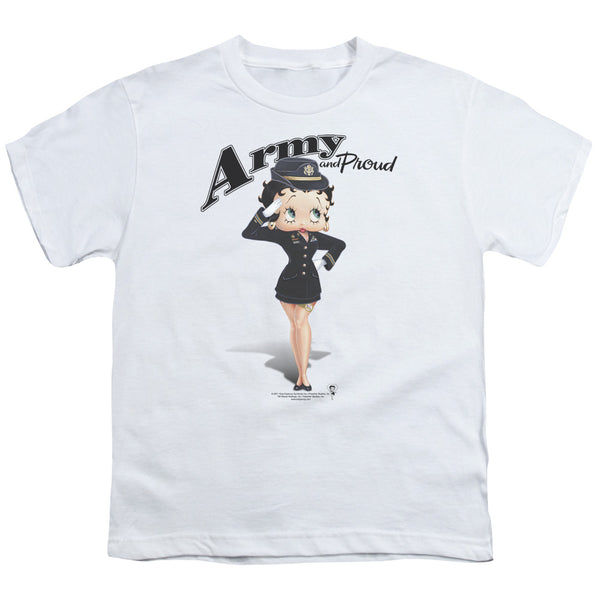Betty Boop - Army Boop Youth Short Sleeve