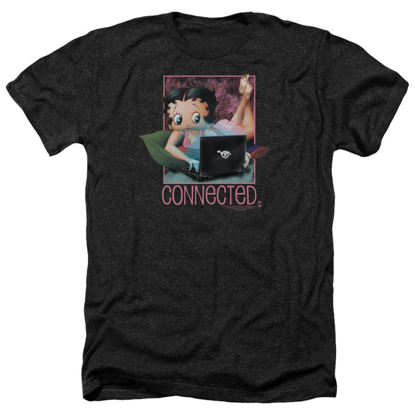 Betty Boop - Connected Adult Regular Fit Heather Short Sleeve