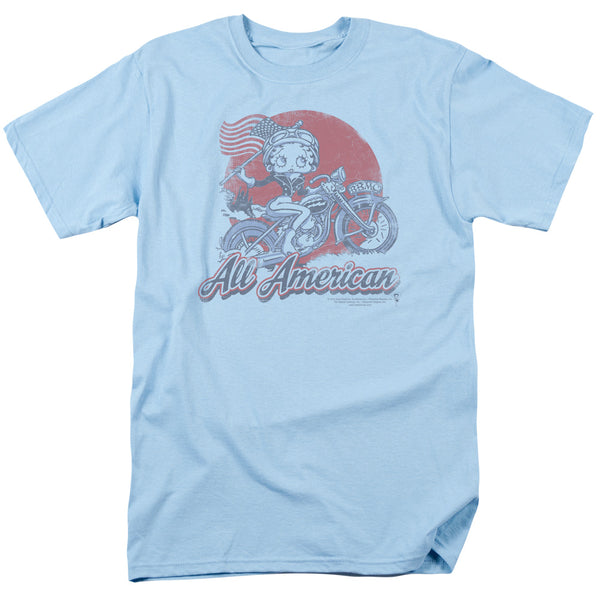 Betty Boop - All American Biker Adult Regular Fit Short Sleeve