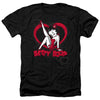 Betty Boop - Scrolling Hearts Adult Regular Fit Heather Short Sleeve