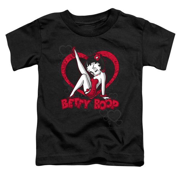 Betty Boop - Scrolling Hearts Toddler Short Sleeve