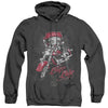 Betty Boop - Biker Babe Adult Heather Hoodie